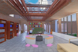 create 3d animated nft metaverse space