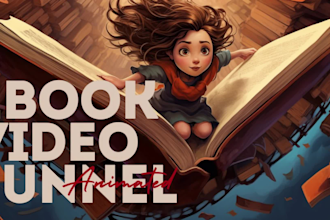 market your book by making an animated video funnel