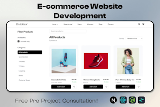 develop custom ecommerce store with nextjs online store website development