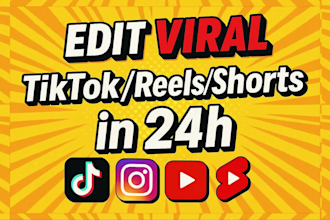 edit viral tiktok reels shorts videos fast with captions