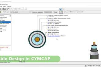 design complete cable system using cymcap and comsol