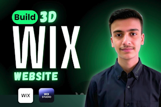 do 3d wix website design and redesign, wix online store, wix ecommerce