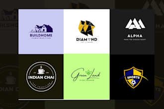 create modern minimalist logo designs