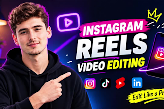 do social media short form video editor for tiktok, instagram reels and linkedin