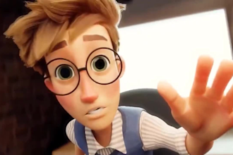 create realistic 3d kids animation, 3d disney pixar character animation, pixar