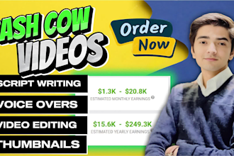 create best top 10 faceless cash cow videos for youtube channel