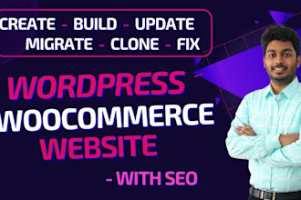 create fix clone update or migrate your woocommerce website