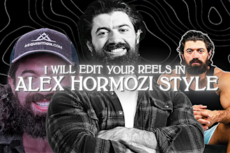 edit your reels, shorts and tiktoks in alex hormozi