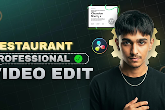 edit professional restaurant reels and food videos