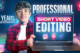 edit instagram reels, be your youtube shorts video maker and create tiktok ads