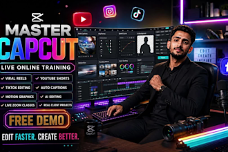 teach capcut pro video editing via zoom gift editing pack