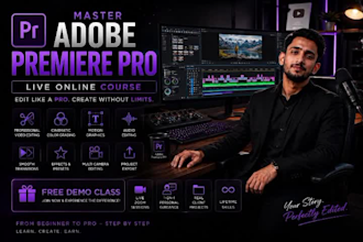 teach video editing in adobe premiere pro via zoom