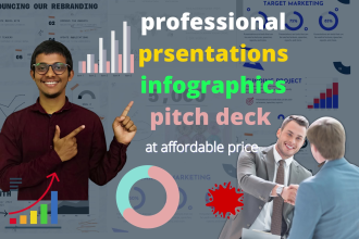 make professional ppt presentations ,pitch deck slides