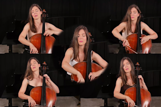 create a full string section using layered cello