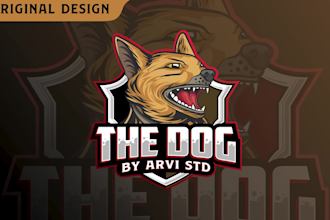 create professional logo for esports, youtube, twitch, and streamer