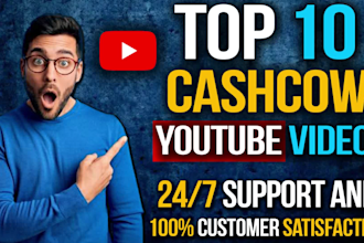 create youtube top 10 videos and cash cow videos