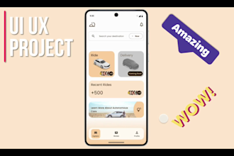 design interactive UI for web and app using figma with UX