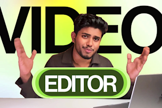 be your vsl video editor for talking head video sales letters