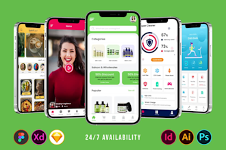 Hot Deals!  do mobile app UI UX for IOS and android apps