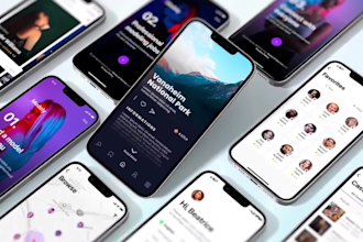 create dynamic app promo video, app demo, web app intro ads