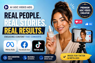 create realistic ai ugc video ads ai product video ai commercial ads ai ugc