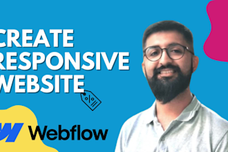design webflow landing page, webflow website,figma to webflow, webflow developer