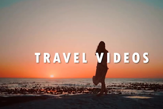 edit cinematic travel vlog and daily vlog for youtube