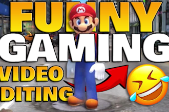 do funny gaming video editing for youtube within 24 hours