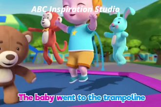 do kids animation, 3d cartoon animation, cartoon character, 3d animation, maya