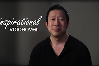 record an inspirational voice over