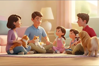 create ai short movie, animation kids stories in any style