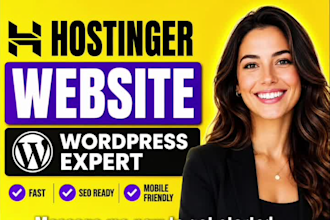 hostinger website design and wordpress website design