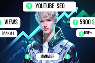 be your youtube SEO expert for video optimization and channel growth