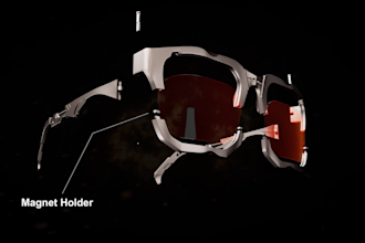 do high quality 3d sunglasses and eyewear visualization and animation