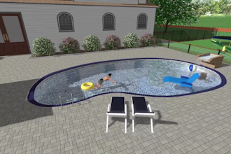 do landscape design using realtime landscape architect or uvision software