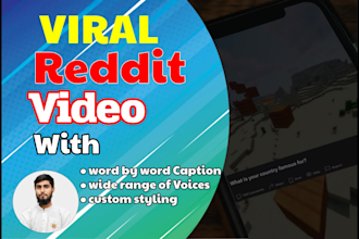 make a 20 minute reddit video with  natural sounding voice