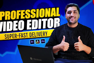 do professional video editing for youtube as a video editor