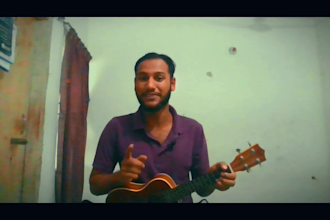 teach you how to play ukulele and sing in a week via live classes