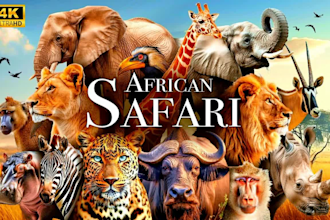 create wildlife animal documentary videos for youtube