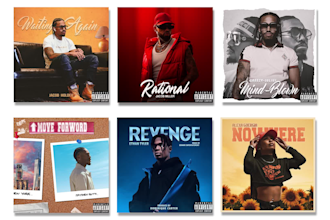 design unique and animated album cover art for your music