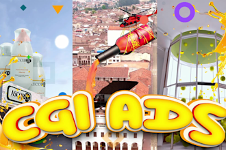 create video ads cgi fooh 3d for social media