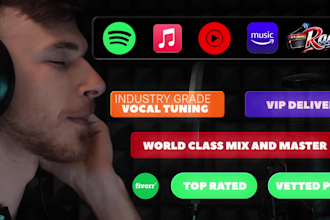 mix and master your song, album, vocal, mixing, mastering