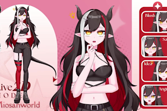 design and rigging your vtuber model in live2d for stream