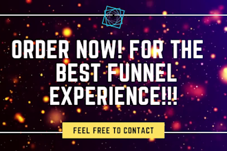 design sales funnel, landing pages in elementor,gohighlevel, click funnels 2