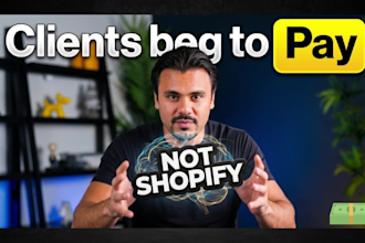 build professional ecommerce website shopify alternative one time fee