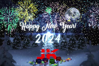 create countdown new year wish 2024