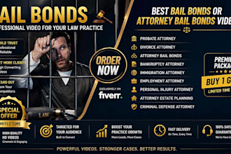 do bail bond video or attorney bail bonds 2d animation video