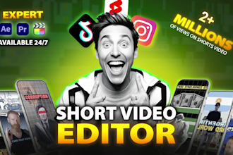 create instagram reels, youtube shorts, tiktok, video ads