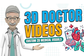 create 3d doctor presenter videos