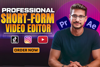 edit tik tok video, instagram reels and youtube shorts with creative caption